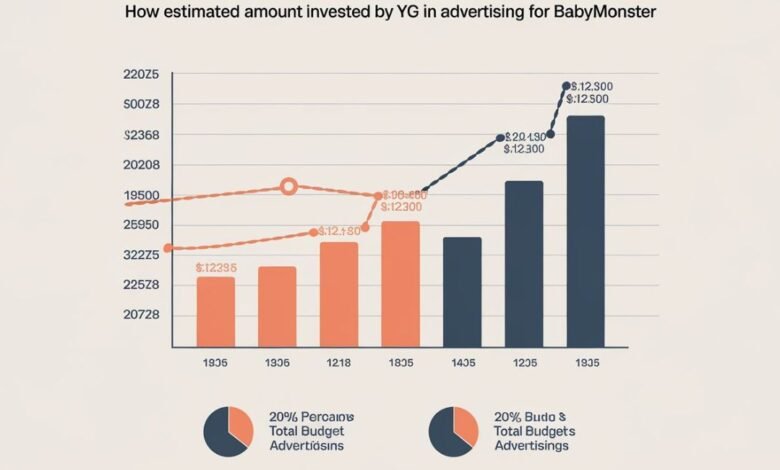 estimated amount invested by yg in advertising for babymonster