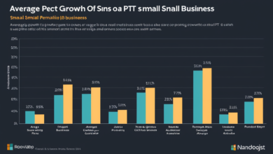 average growth percent of a small pt business